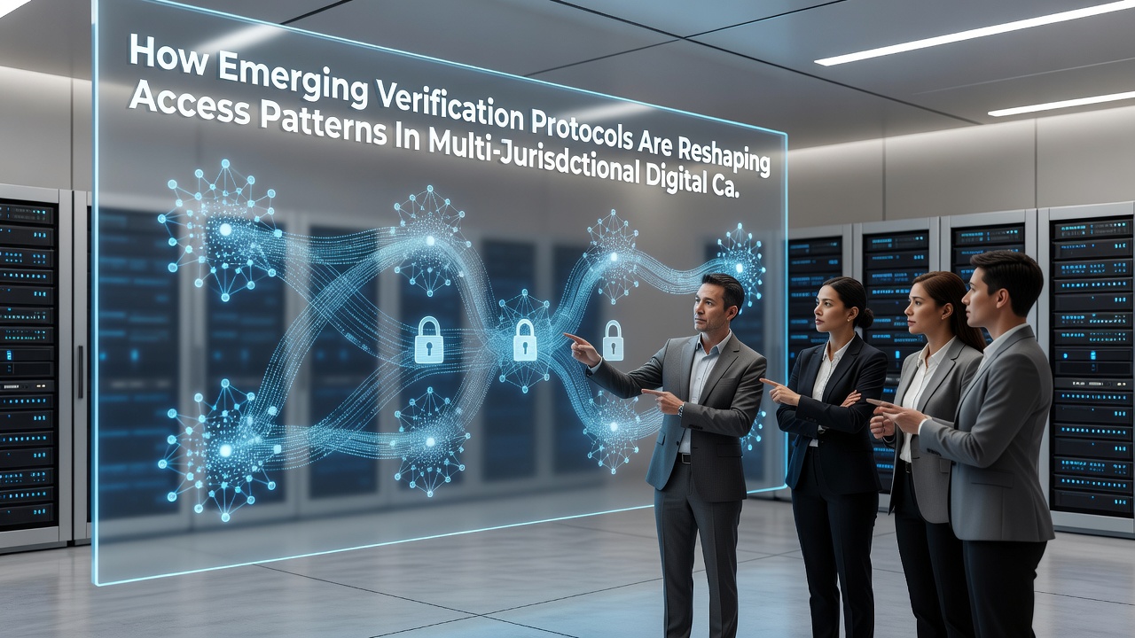 Multi-country digital card network diagram illustrating verification flows