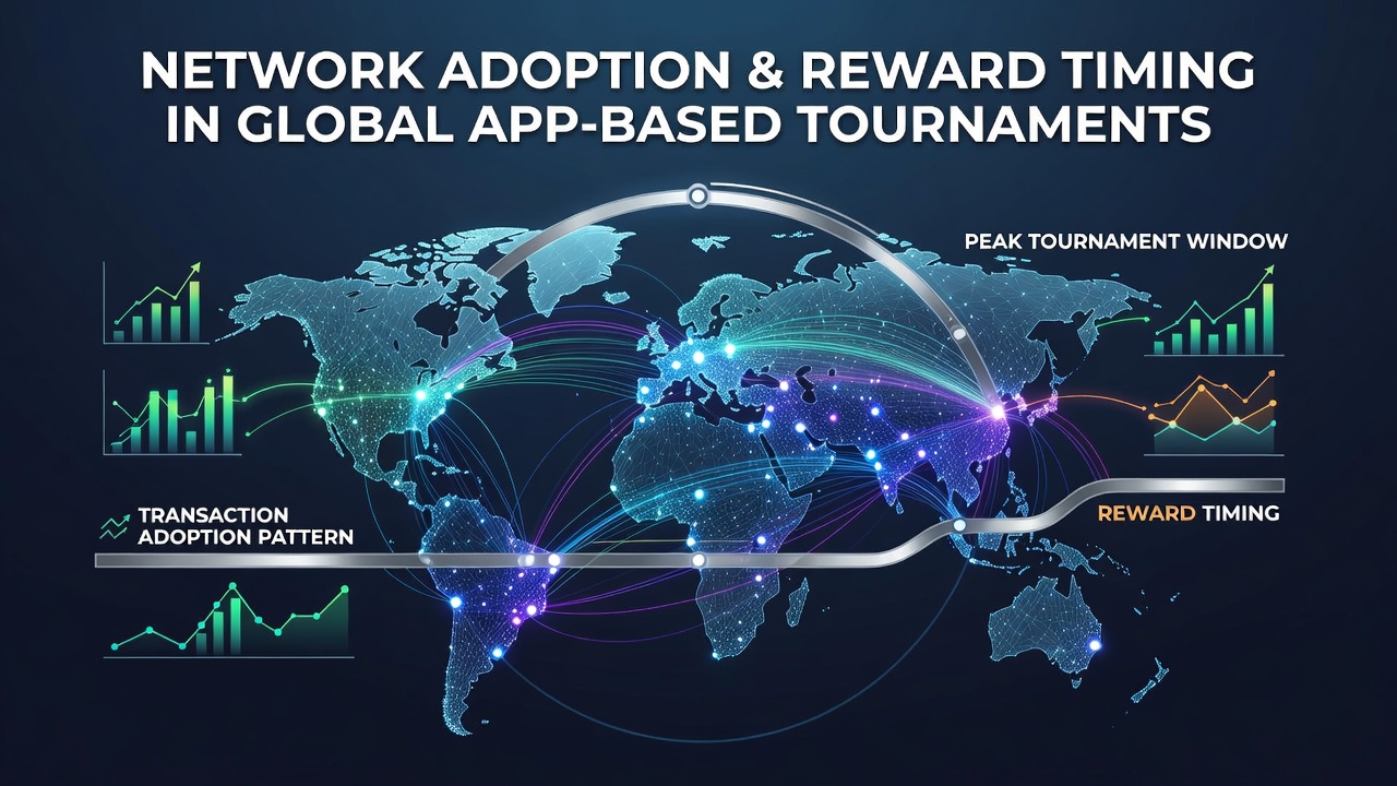 Transaction network patterns influencing reward timing in international mobile table game apps during tournaments