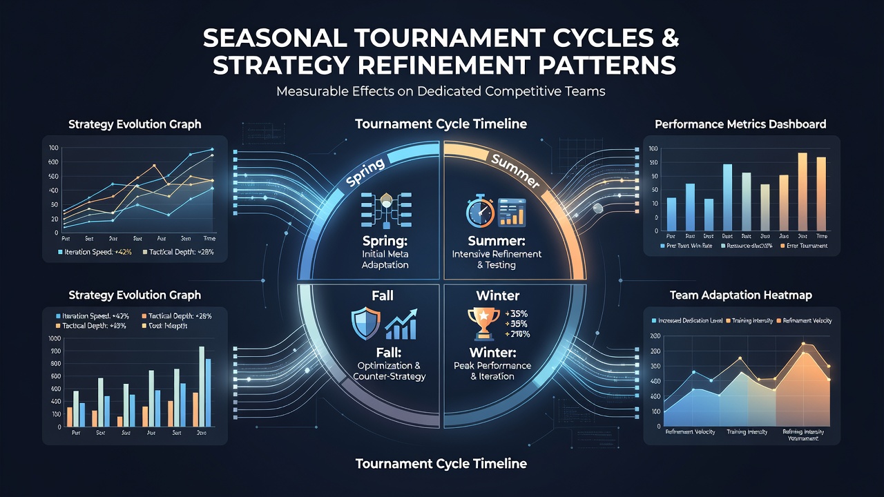 Analytics dashboard displaying seasonal strategy adjustments for digital card players in varied international jurisdictions